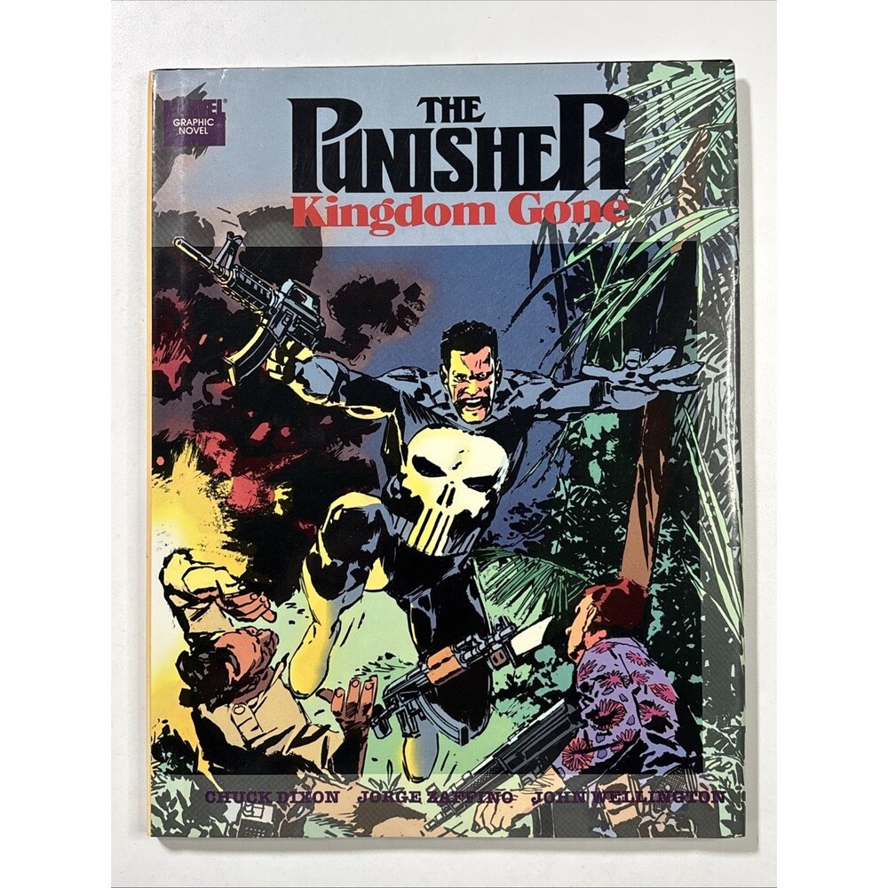 The Punisher: Kingdom Gone (Marvel 1990 1st Printing) Hardcover Graphic Novel